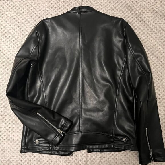 NWT Faux Leather Jacket - Picture 5 of 6